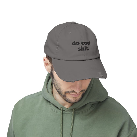 Do Cool Shit Distressed Cap