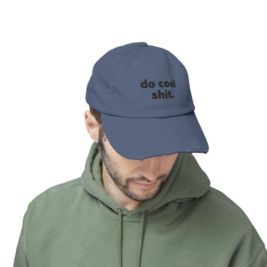 Do Cool Shit Distressed Cap